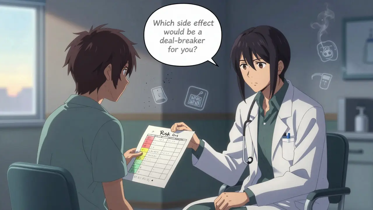 Shared Decision-Making Scripts for Side Effect Trade-Offs: How to Talk About Medication Risks with Your Doctor