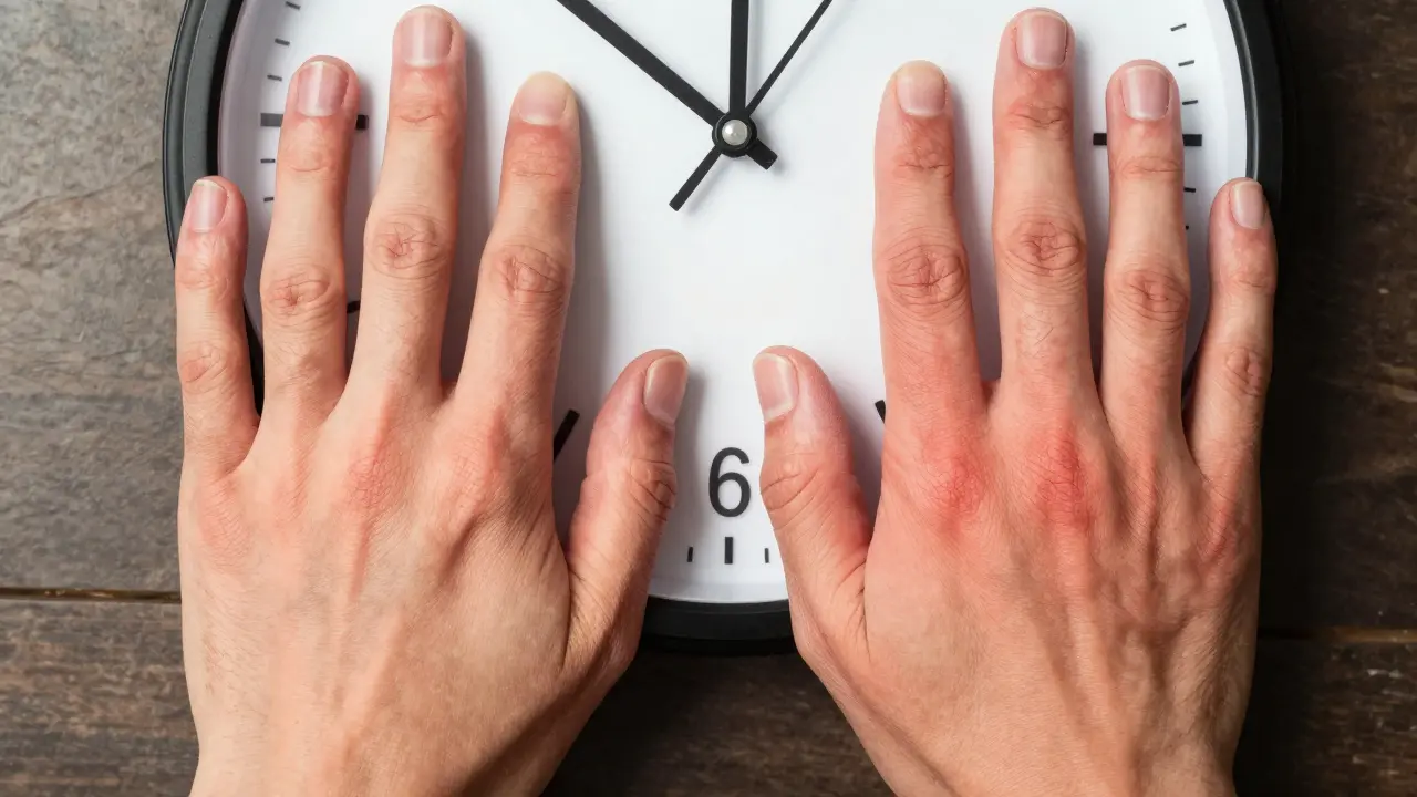 Asymmetric knee pain in OA versus symmetrical hand swelling in rheumatoid arthritis